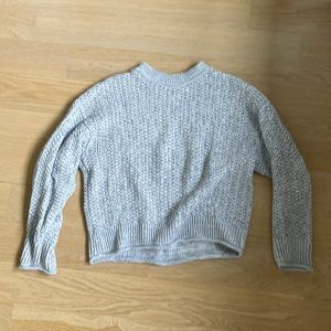 Knit target sweater